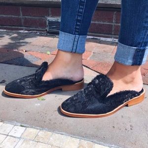 Free People Butterfly Effect Fur Lined Mules